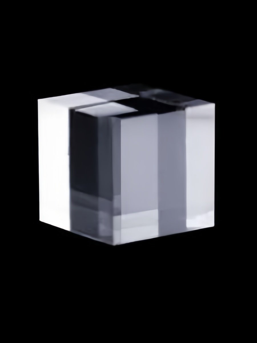 38 mm x 38 mm x 38 mm BGO Scintillation Crystal, All Sides Polished